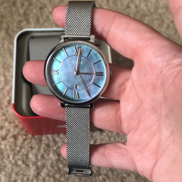 Fossil Women's Stainless Steel Mesh Bracelet Watch - Picture 2 of 4